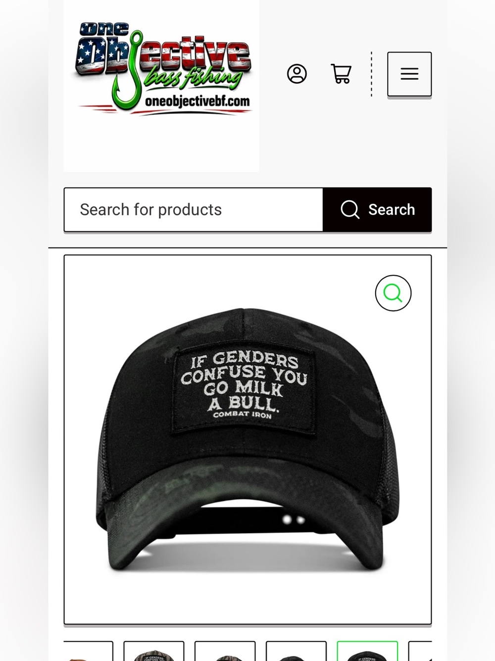 Combat Iron Patch Trucker Hat